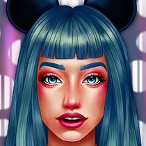 Mi Proyecto del curso: Retrato de personajes femeninos con Procreate. Projekt z dziedziny Trad, c, jna ilustracja, Ilustracja c i frowa użytkownika Judith M - 28.06.2020