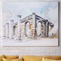 My project in Architectural Sketching with Watercolor and Ink course. Pintura em aquarela projeto de Lindsey Maldonado - 28.06.2020