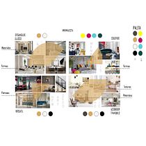 Mi Proyecto del curso: Remodelación sala. Een project van Architectuur van Marcela Caicedo - 29.06.2020