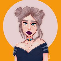 My project in Female Character Portraits in Procreate course. Projekt z dziedziny R, sunek c i frow użytkownika el_james - 29.06.2020