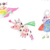 Mi Proyecto del curso: Dibujo y creatividad para pequeños grandes artistas Ein Projekt aus dem Bereich Traditionelle Illustration und Aquarellmalerei von Andrea Nogales - 29.06.2020