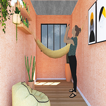 Meu projeto do curso: Representação gráfica de projetos arquitetônicos. Un projet de Architecture d'intérieur de Micaele Novais - 29.06.2020