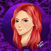 My final project of the course in Female Character Portraits in Procreate. I loved the course. There is sooo much knowledge given, it is so easy to understand - perfectly done! I am so happy and grateful for this, thank you!♥. Projekt z dziedziny R, sunek c i frow użytkownika samantha_hasler - 29.06.2020