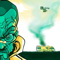 Breaking Bad: Mas meth y rock & roll. Un progetto di Illustrazione tradizionale, Illustrazione digitale e Illustrazione vettoriale di Walter Ortiz - 29.06.2020