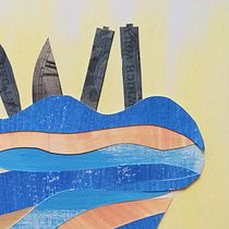La ciudad de los dragones: Ilustración de historias con papel. Collage, and Children's Illustration project by rakelarcher - 06.30.2020