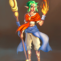 Mi Proyecto del curso: Pintura digital de personajes: ilustra con luz y color. Ilustração tradicional projeto de dhernandeztendero - 30.06.2020