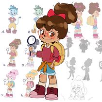 Character Design - CHLOE & HUGO. Un projet de Animation 2D et Illustration traditionnelle de Lisa B - 30.06.2020