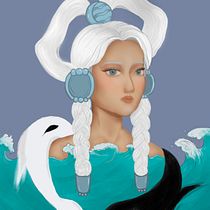 My project in Digital Fantasy Portraits with Photoshop course. Digital Illustration project by Vicki Wong - 06.30.2020