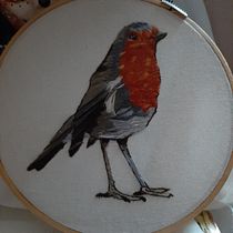 Mi Proyecto del curso: Pintar con hilo: técnicas de ilustración textil. Embroider project by Carmen MVazquez - 06.30.2020