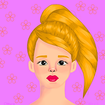 My project in Female Character Portraits in Procreate course. Projekt z dziedziny  Animacja użytkownika Vitória Correia da Silva - 03.10.2020