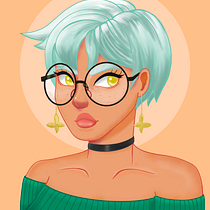 Mi Proyecto del curso: Retrato de personajes femeninos con Procreate. Projekt z dziedziny  R, sunek, Ilustracja c i frowa użytkownika Susan Alvarez Espinosa - 01.07.2020