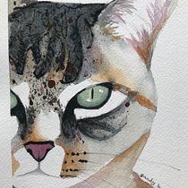 My project in Experimental Watercolor Techniques for Beginners course. Artistic Drawing project by konggirl - 07.01.2020
