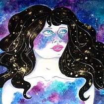 Mi Proyecto del curso: Técnicas modernas de acuarela: One with the Universe. Un progetto di Disegno, Disegno artistico, Illustrazione tradizionale, Pittura e Pittura ad acquerello di Sol Ramon - 01.07.2020