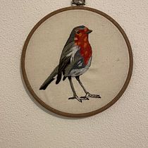 Mi Proyecto del curso: Pintar con hilo: técnicas de ilustración textil. Bordado, Ilustração tradicional, e Design têxtil projeto de Brianda Cibrian - 02.07.2020