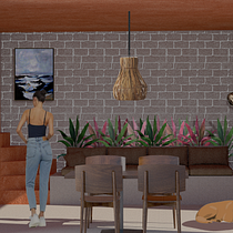 Mi Proyecto del curso: Representación gráfica de proyectos arquitectónicos. Un projet de Architecture, Architecture d'intérieur et Illustration architecturale de Pia Carola Alegría Fernández - 02.07.2020