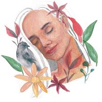 Mi Proyecto del curso: Retrato ilustrado en acuarela. Un projet de Beaux Arts de Claudia Cabrera Schmeisser - 02.07.2020