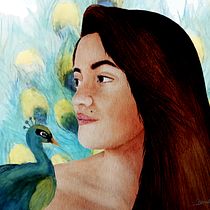 Mi Proyecto del curso: Retrato ilustrado en acuarela. Un projet de Beaux Arts , et Aquarelle de camilatabilop - 02.07.2020