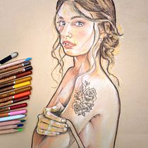 Mi Proyecto del curso: Ilustración con pastel y lápices de colores. Un progetto di Animazione e Disegno di ritratti di alexandr Jofre Duran - 20.07.2020
