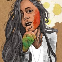 Mi Proyecto del curso: Retrato ilustrado con Procreate. Realizado en photoshop . Fine Arts, Digital Drawing, Traditional illustration, and Digital Painting project by Facundo Moyano - 07.06.2020