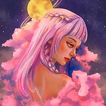 My project in Digital Fantasy Portraits with Photoshop course. Concept Art, Traditional illustration, and Painting project by Mariel Pretell - 07.01.2020