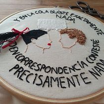 Versos bordados. Embroider project by Rocío Peñalta Catalán - 07.26.2020