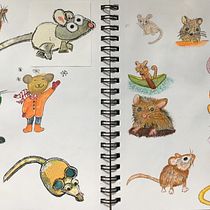 Lions and Rabbits and Mice ...Oh My.... Projekt z dziedziny Trad, c i jna ilustracja użytkownika debbiemc - 09.09.2020