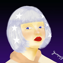 Minha alma oriental. Artistic Drawing, Portrait Drawing, Digital Drawing, Realistic Drawing, and Character Design project by Luanna Araújo Carmo de Carvalho - 07.02.2020