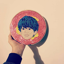 Mi Proyecto del curso: Fan Art BTS "V". Een project van Borduurwerk van virginiadare_90 - 03.07.2020