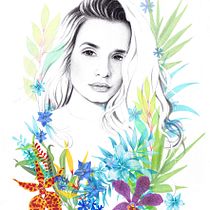 My Course Project: Pencil Portrait, Color Techniques and Photoshop. Projekt z dziedziny R i sunek ołówkiem użytkownika Leona Tsiara - 03.07.2020