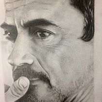 Meu projeto do curso: Retrato realista com lápis grafite. Desenho de retrato projeto de Elisabete Della Rosa Pimentel - 15.07.2020