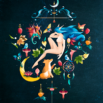 Elf hunter- Flat Art - @sandra06rubi. Traditional illustration, Botanical Illustration, and Digital Illustration project by Sandra Abad - 07.03.2020