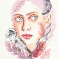 Mi Proyecto del curso: Retrato ilustrado en acuarela. Un projet de Aquarelle de Fer Arandia - 03.07.2020