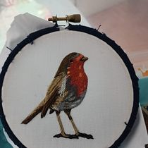 Mi Proyecto del curso: Pintar con hilo: técnicas de ilustración textil. Embroider project by Laura Miranda Miranda - 07.03.2020