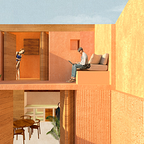Mi Proyecto del curso: Representación gráfica de proyectos arquitectónicos <3. Un projet de Architecture d'intérieur de paulamachuca110 - 04.07.2020