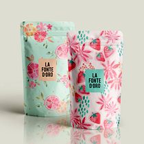 Mi Proyecto del curso: Packaging para sobres y latas de café. Un projet de Packaging , et Création de motifs de Marina De Carolis - 04.07.2020