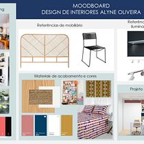 Meu projeto do curso: Cor aplicada ao design de interiores. Un proyecto de Arquitectura interior de Alyne Oliveira - 03.07.2020