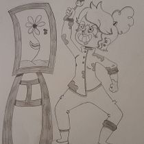 Meu projeto do curso: Introdução à criação de personagens estilo cartoon. Un projet de Illustration traditionnelle, Conception de personnages , et Dessin de Anna Vitória Santos Saraiva - 03.07.2020