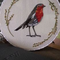 Mi Proyecto del curso: Pintar con hilo: técnicas de ilustración textil. Embroider project by Paulina Goytia - 07.04.2020