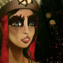 Mi Proyecto del curso: Retratos digitales de fantasía con Photoshop. Digital Drawing, Traditional illustration, Digital Illustration, and Digital Painting project by pawandy co - 07.04.2020