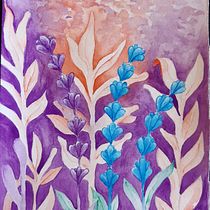Meu projeto do curso: Técnicas de aquarela negativa para ilustração botânica Ein Projekt aus dem Bereich Aquarellmalerei von Silvia Batista - 04.07.2020
