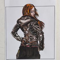 Personagem feminino Victória (Karin).. Drawing project by Dalcides Junior - 07.11.2020