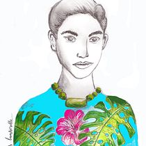Mi Proyecto del curso: Retrato con lápiz, técnicas de color y Photoshop. Projekt z dziedziny R, sunek c i frow użytkownika Mercedes Lamborelle - 04.07.2020