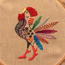 Mi Proyecto del curso: Técnicas de bordado: ilustrando con hilo y aguja. Un projet de Broderie de Angélica Estrada - 05.07.2020