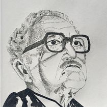Mi Proyecto del curso: Introducción al retrato con tinta china y plumilla. Ilustração com tinta projeto de ciana20 - 05.07.2020