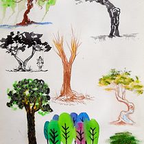 Mi Proyecto del curso: Técnicas de ilustración para desbloquear tu creatividad. Traditional illustration project by Andrea Barros - 07.05.2020