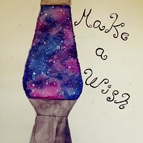 Mi Proyecto del curso: Lampara de lava con galaxia. Un progetto di Pittura ad acquerello di heydarkywood - 06.07.2020