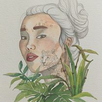 My project in Illustrated Portrait in Watercolor course. Un projet de Dessin artistique, Illustration traditionnelle , et Aquarelle de Rotem Reiner - 06.07.2020