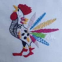 Mi Proyecto del curso: Técnicas de bordado: ilustrando con hilo y aguja. Un projet de Broderie de Celeste Asamé - 08.07.2020