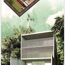 Ilustración digital de proyectos arquitectónico CASA 8x16. 3D, Architecture, Fine Arts, Sketching, Creativit, and Design project by Julián Guío Lara - 07.06.2020