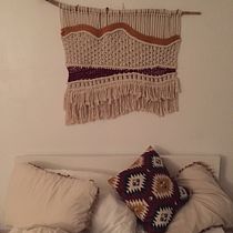 Tapiz decorativo para el cuarto Ein Projekt aus dem Bereich Makramee von Gabriela Aguerrevere - 07.07.2020